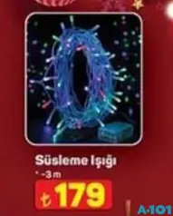 SÜSLEME IŞIĞI 3 M fiyat ve kampanya bilgisi